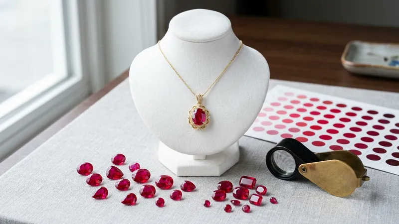 Comment choisir un pendentif en rubis : guide complet
